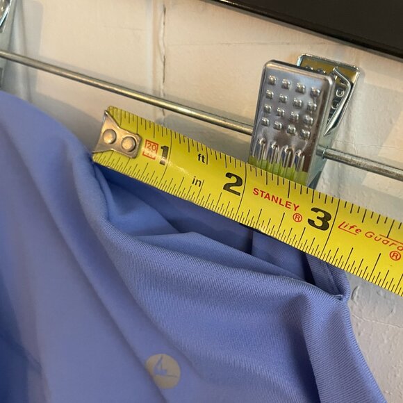 90 Degree By Reflex, Leggings, Lana Everyday Lux Crossover Crop Tight, Blue. XS - Picture 10 of 12